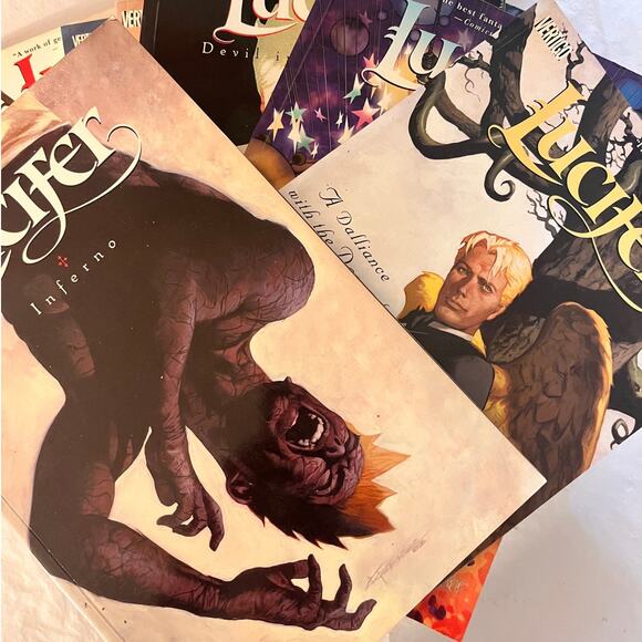 DC Comics Vertigo Lucifer Trade Paperback set 1-10 by Mike Carey - Picture 1 of 14